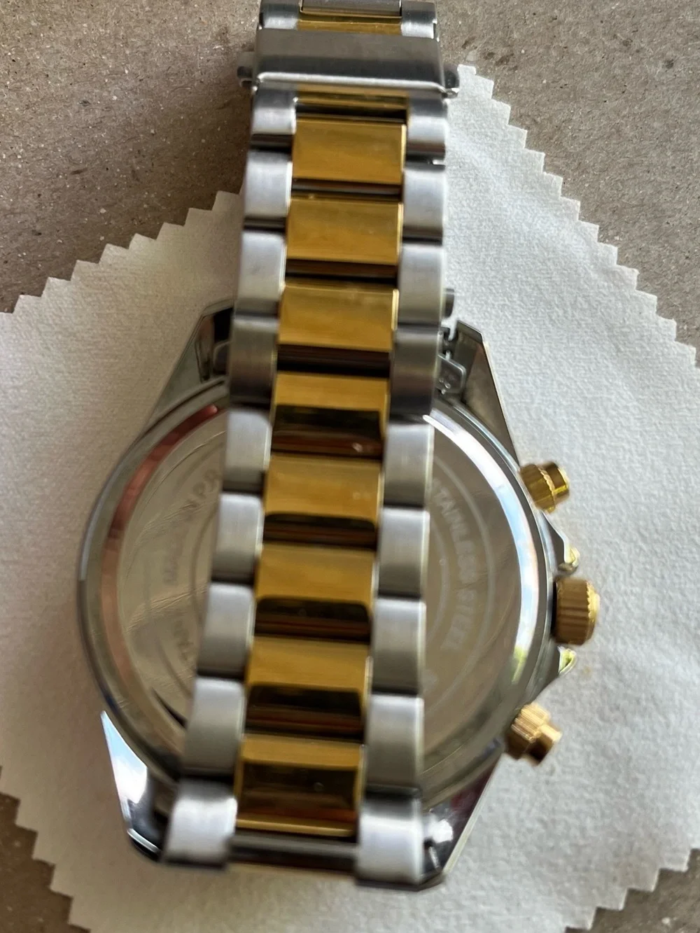 Sapphire Blue & Gold Chronograph Dive Watch